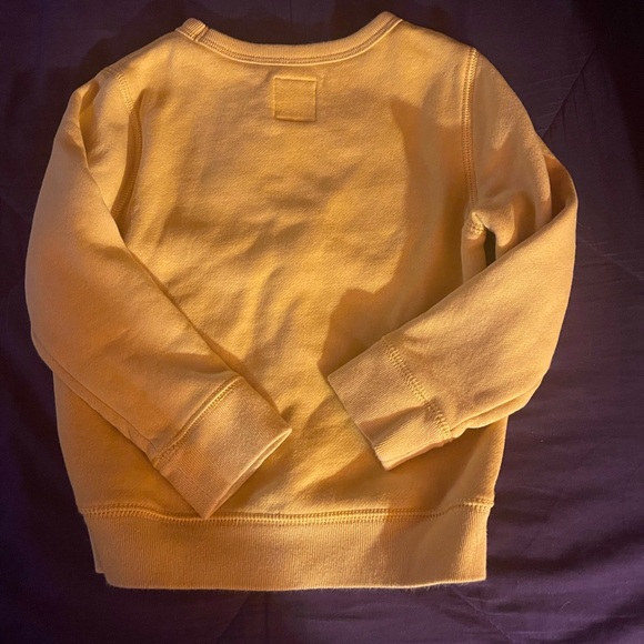 Baby Gap Yellow Crew Neck Sweatshirt Size 4T - Picture 2 of 4